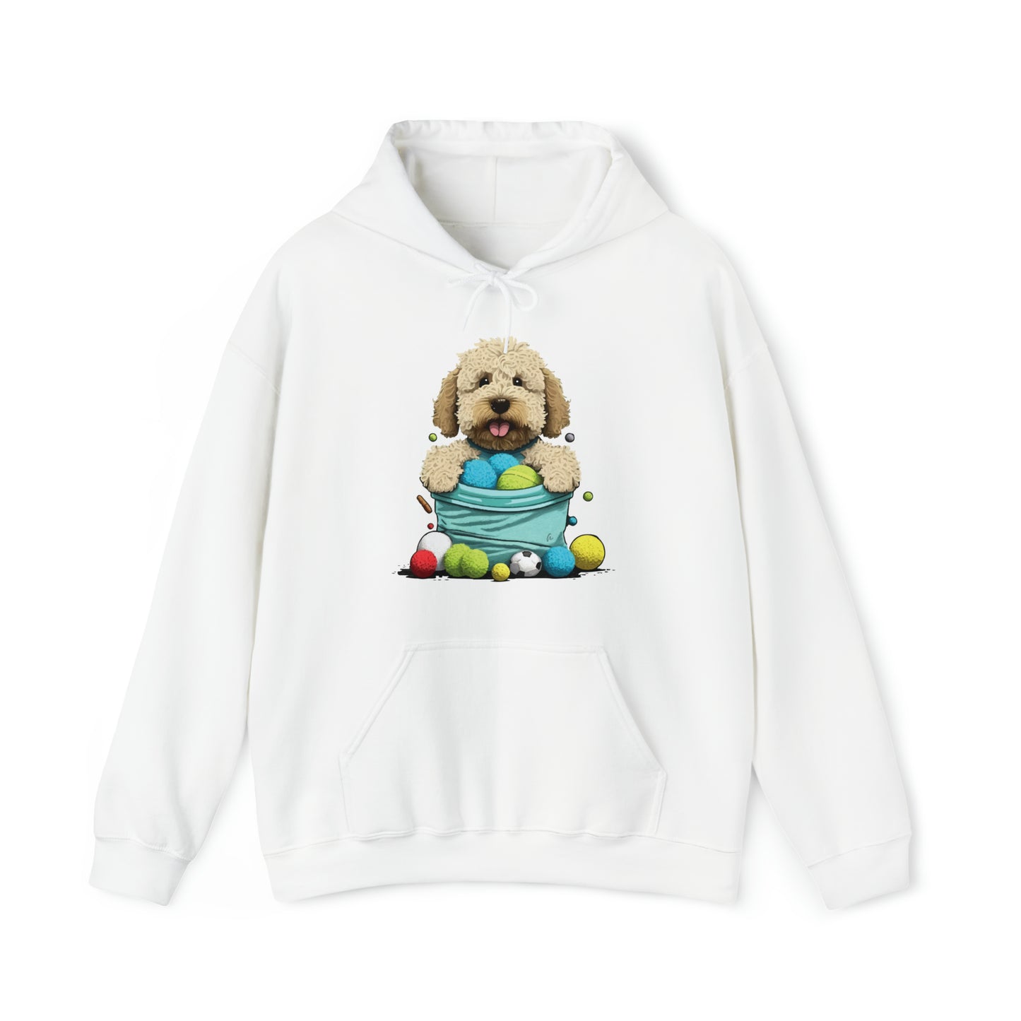 Puppy Love LAB: Where Labs Steal Hearts Unisex Heavy Blend™ Hooded Sweatshirt