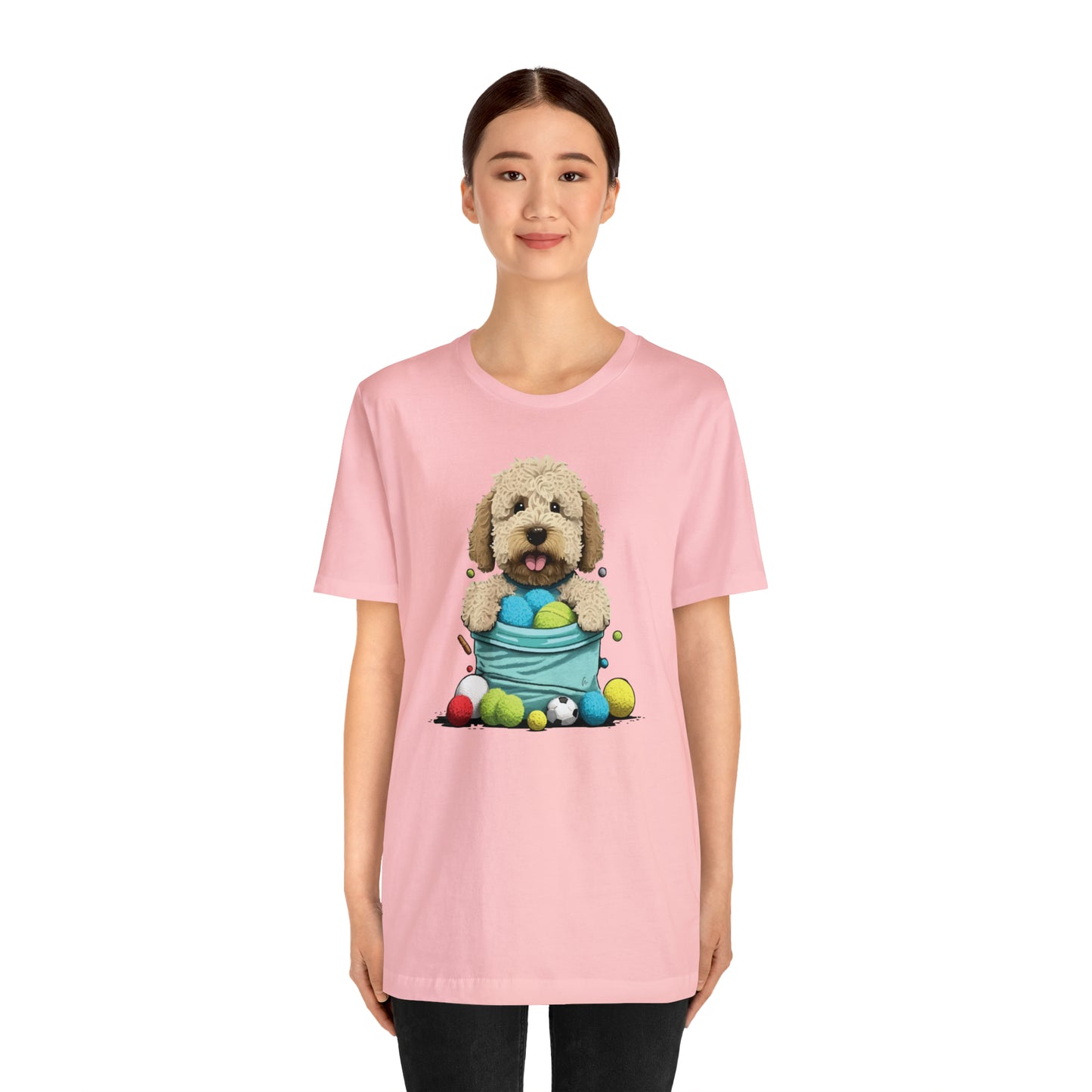 Puppy Love LAB: Where Labs Steal Hearts - Unisex Jersey Short Sleeve Tee