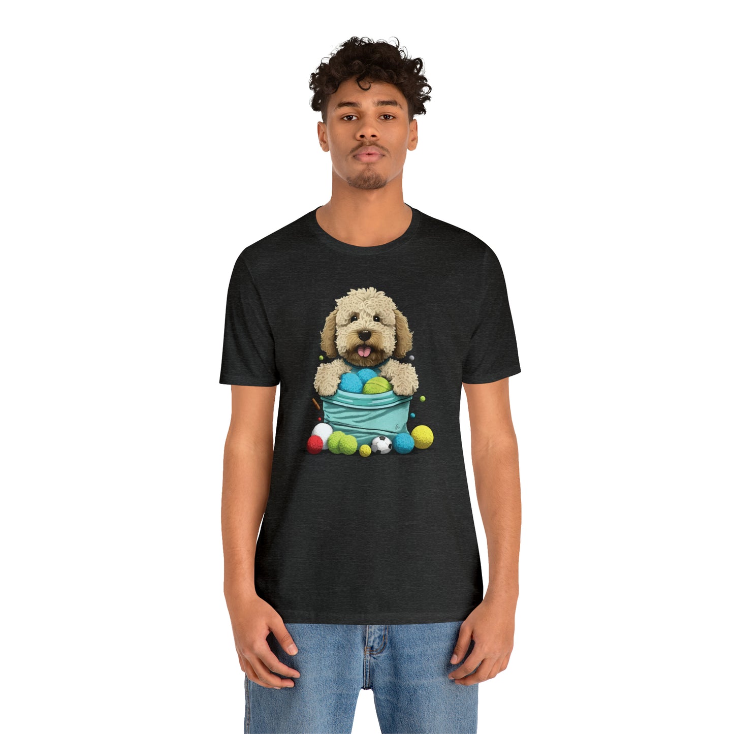 Puppy Love LAB: Where Labs Steal Hearts - Unisex Jersey Short Sleeve Tee