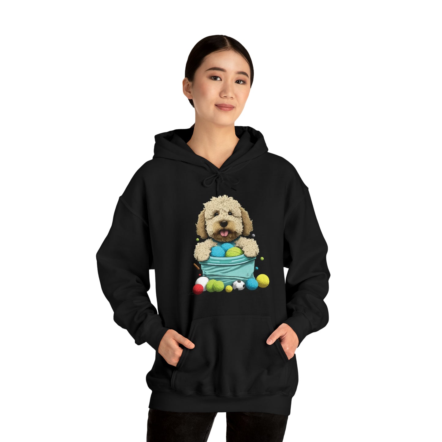 Puppy Love LAB: Where Labs Steal Hearts Unisex Heavy Blend™ Hooded Sweatshirt