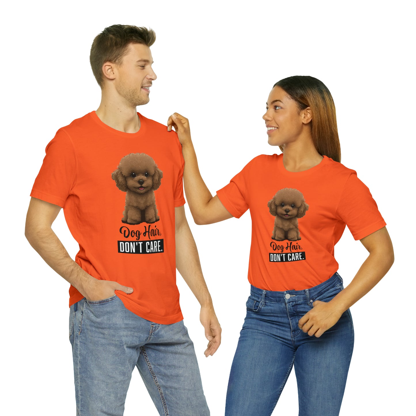 Dog Hair, Don't Care: Embrace the Fur - Unisex Jersey Short Sleeve Tee