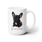 French Kisses Puppy Ceramic Mug 15oz