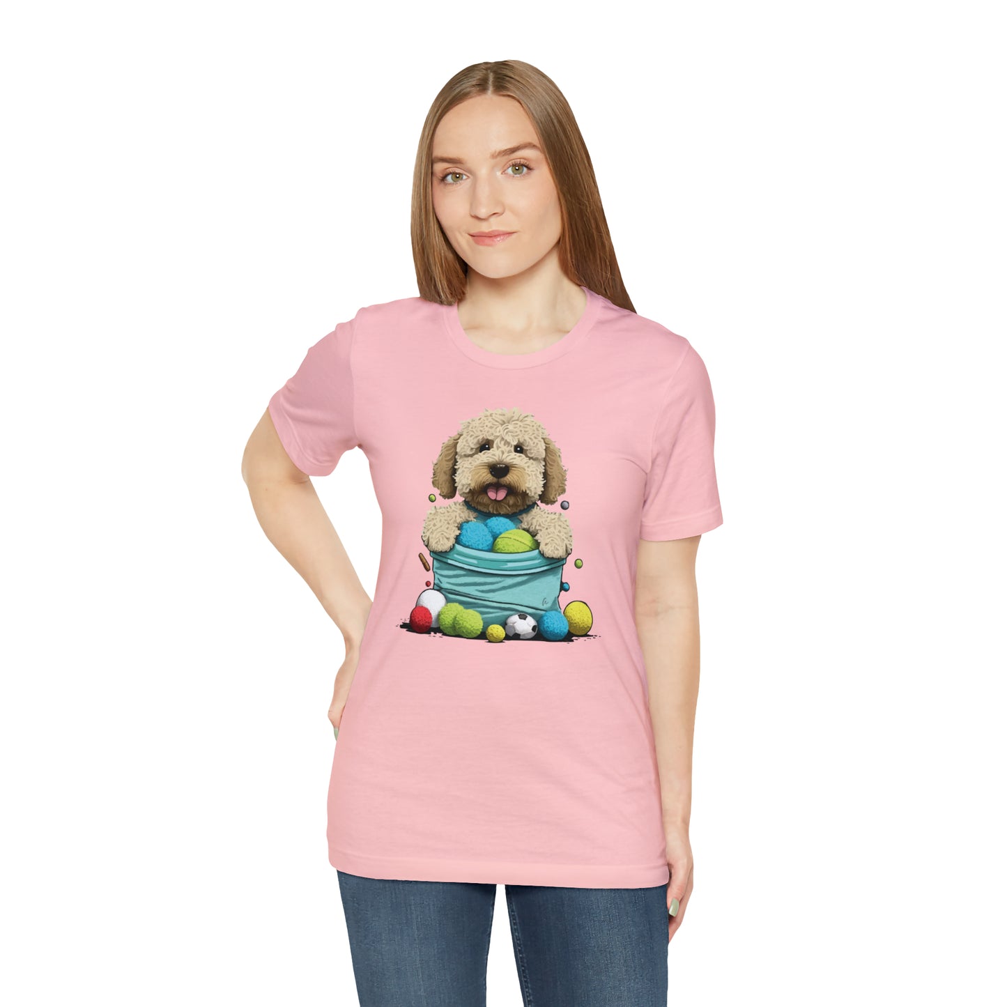 Puppy Love LAB: Where Labs Steal Hearts - Unisex Jersey Short Sleeve Tee