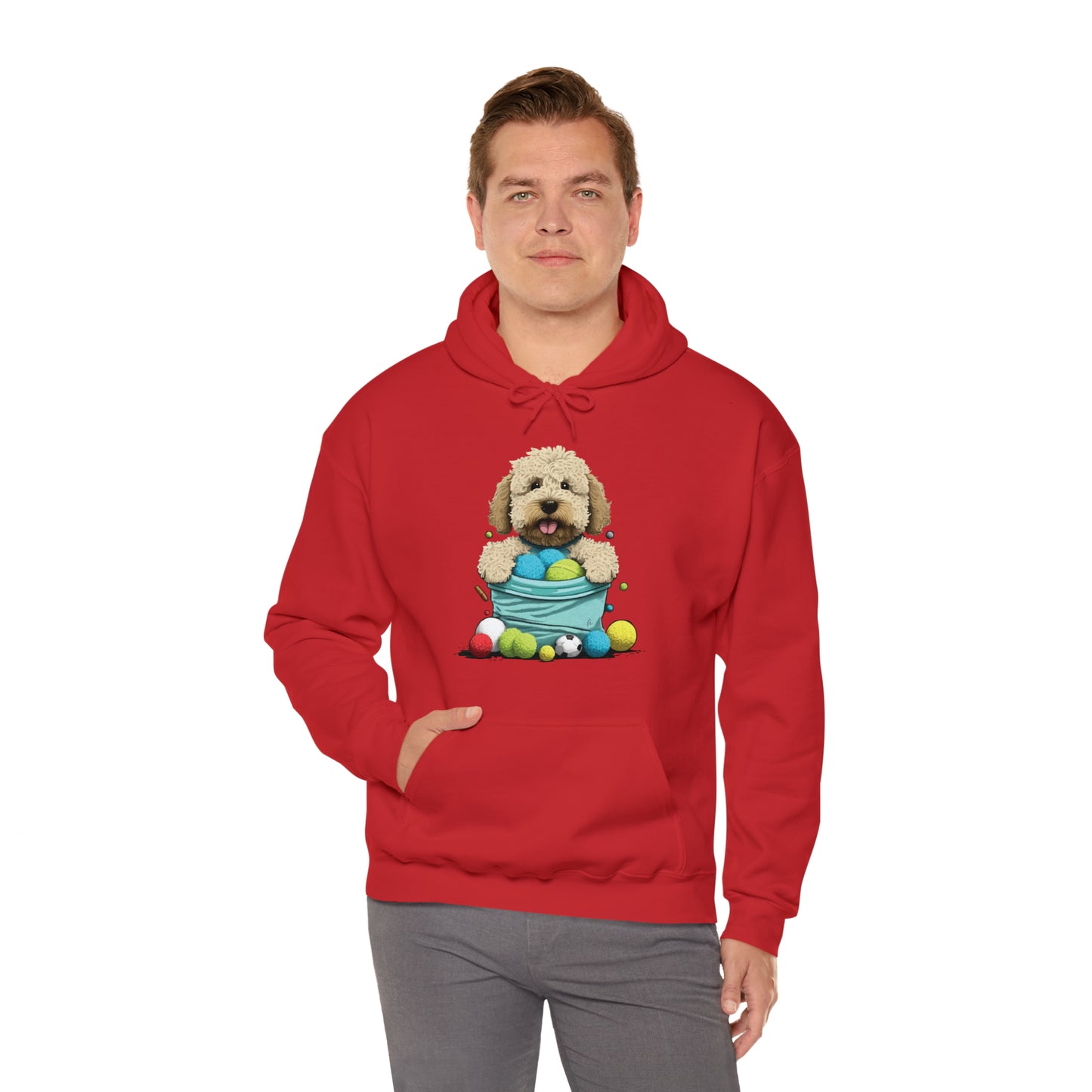 Puppy Love LAB: Where Labs Steal Hearts Unisex Heavy Blend™ Hooded Sweatshirt