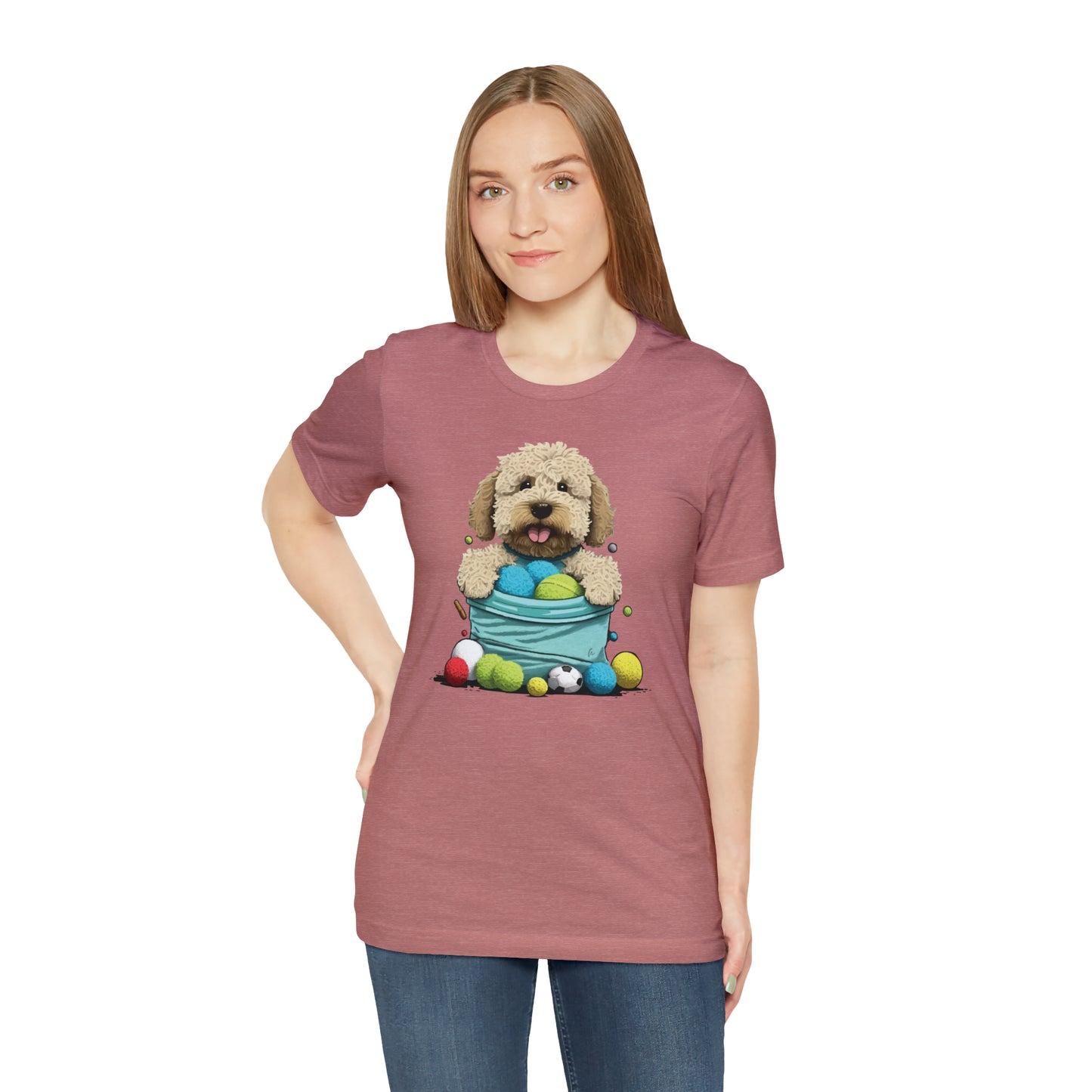 Puppy Love LAB: Where Labs Steal Hearts - Unisex Jersey Short Sleeve Tee