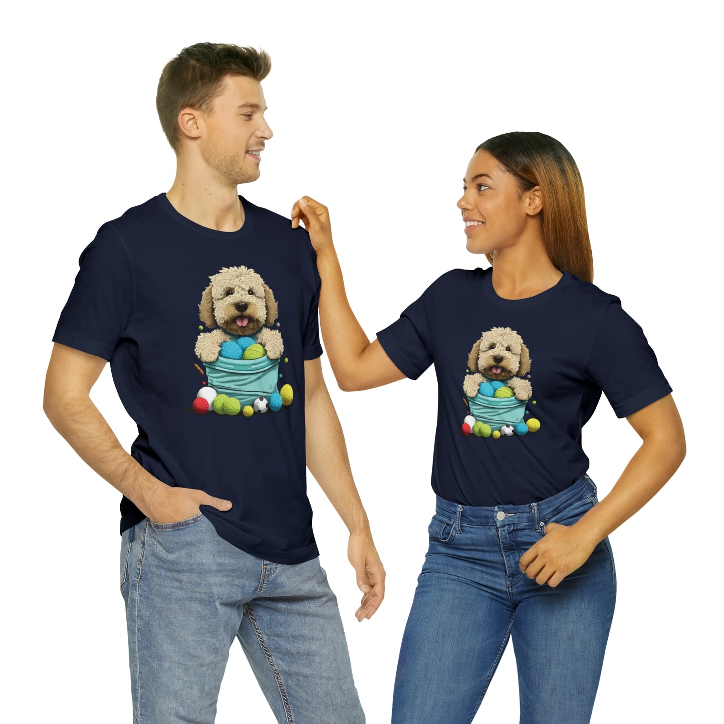 Puppy Love LAB: Where Labs Steal Hearts - Unisex Jersey Short Sleeve Tee