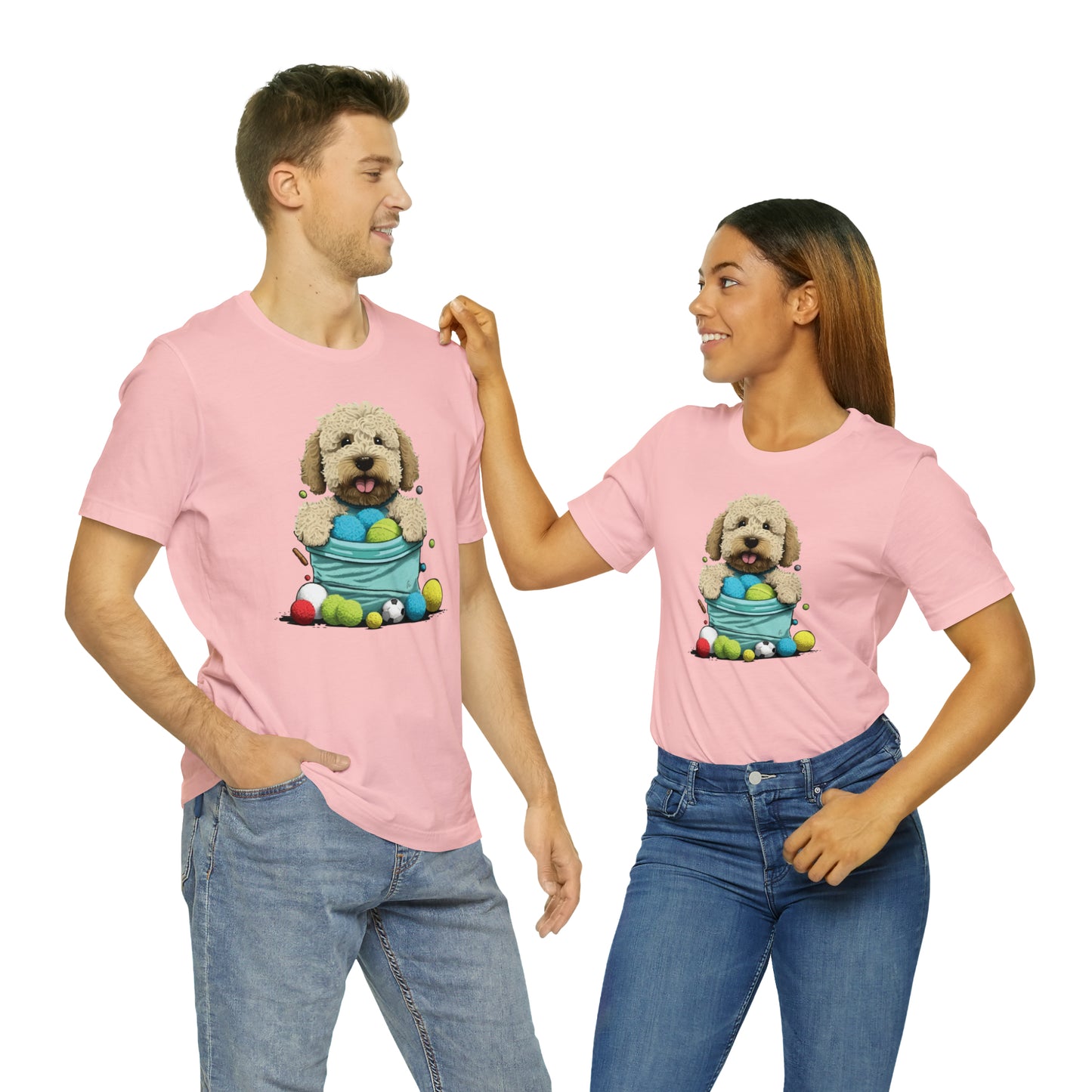 Puppy Love LAB: Where Labs Steal Hearts - Unisex Jersey Short Sleeve Tee