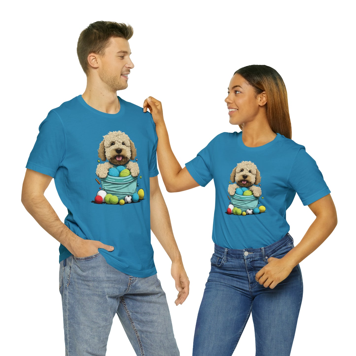 Puppy Love LAB: Where Labs Steal Hearts - Unisex Jersey Short Sleeve Tee