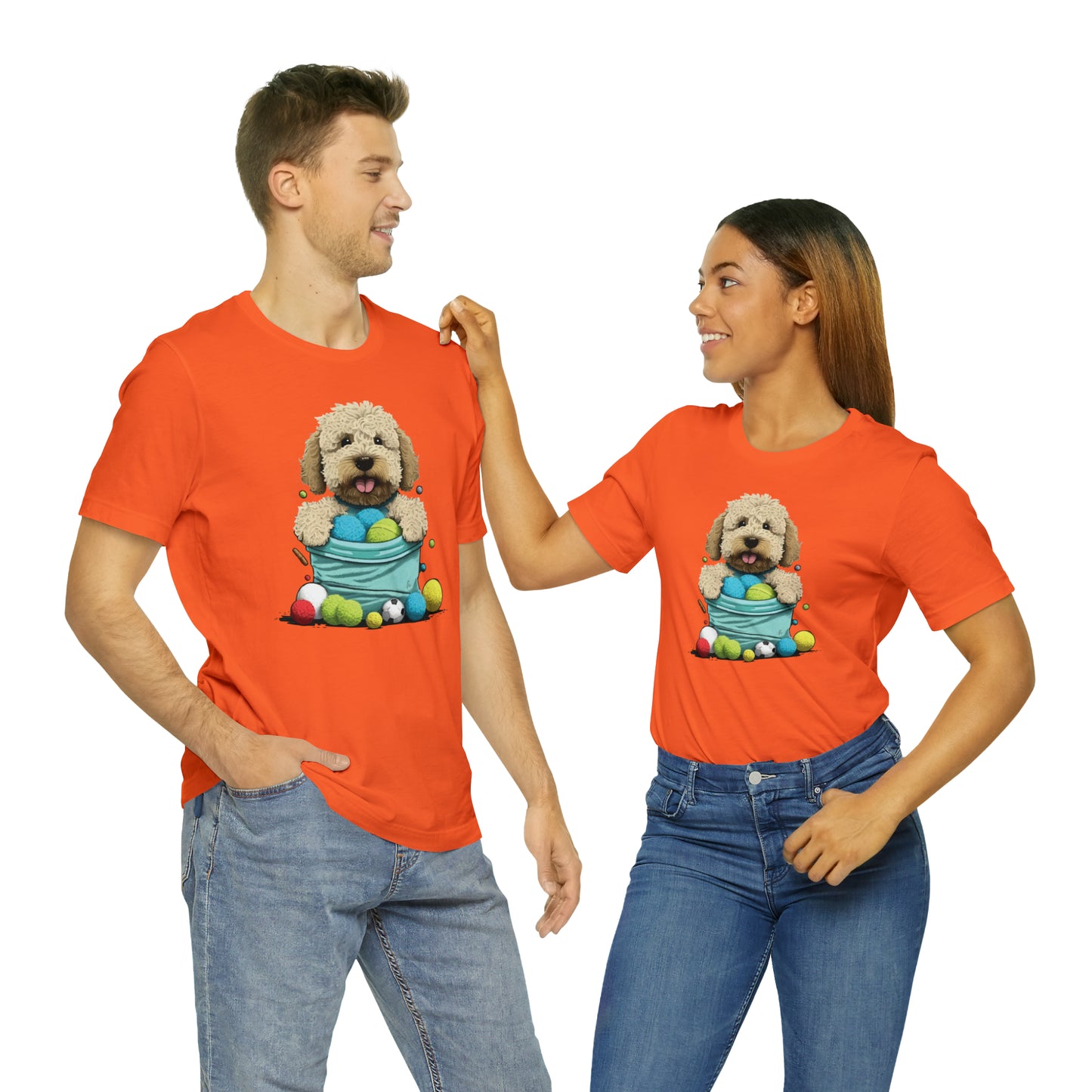 Puppy Love LAB: Where Labs Steal Hearts - Unisex Jersey Short Sleeve Tee