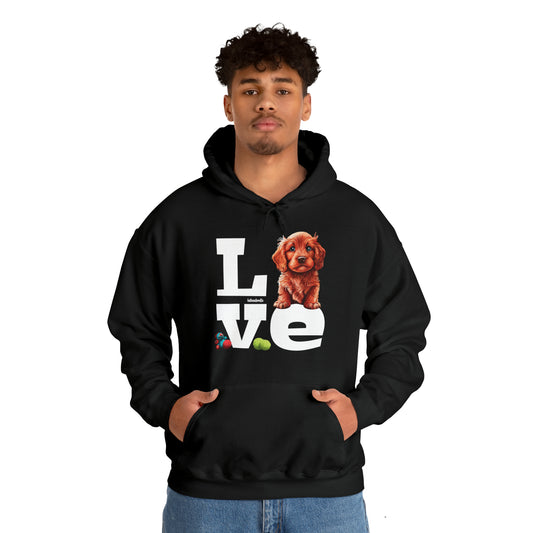 Labradoodle Love: Where Fluff Meets Affection Unisex Heavy Blend™ Hooded Sweatshirt