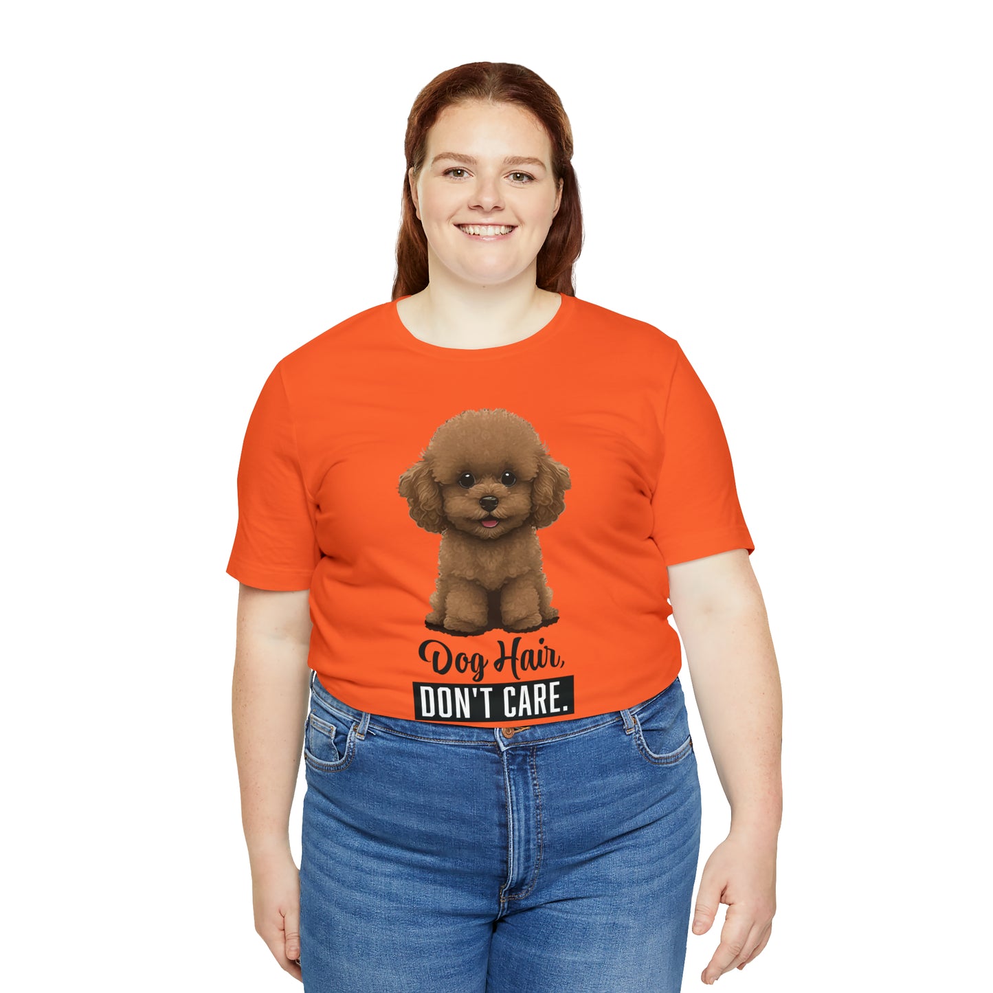 Dog Hair, Don't Care: Embrace the Fur - Unisex Jersey Short Sleeve Tee