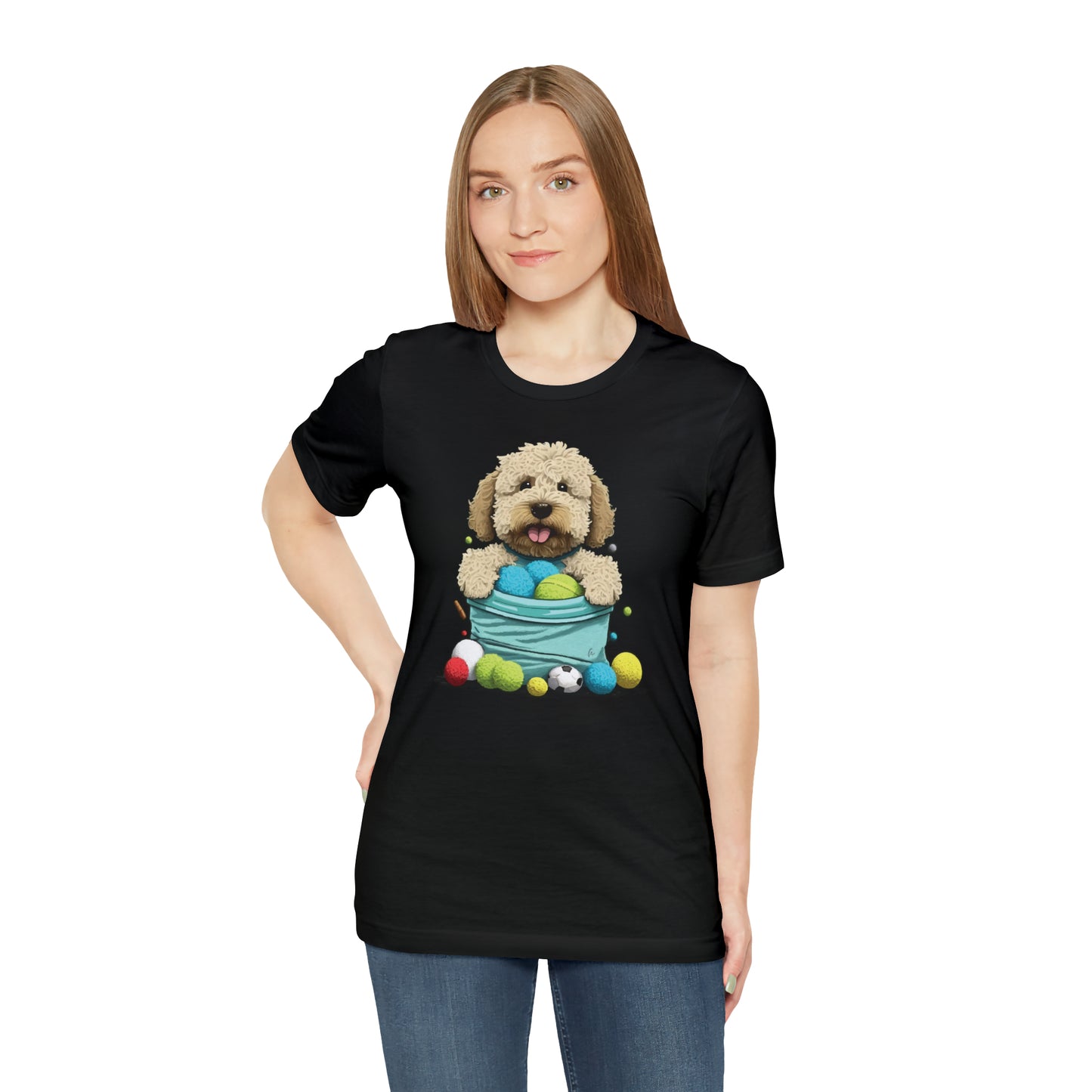 Puppy Love LAB: Where Labs Steal Hearts - Unisex Jersey Short Sleeve Tee