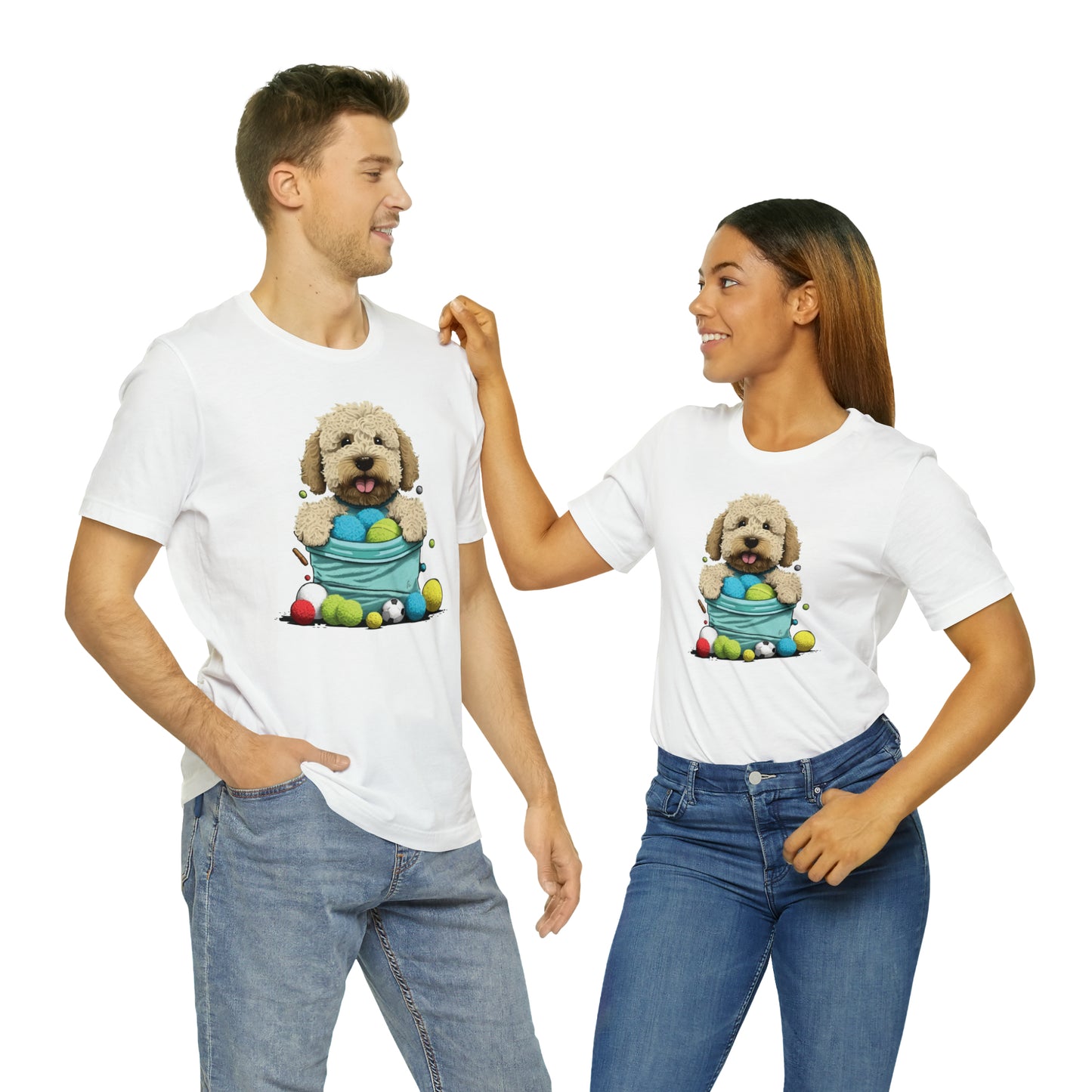 Puppy Love LAB: Where Labs Steal Hearts - Unisex Jersey Short Sleeve Tee