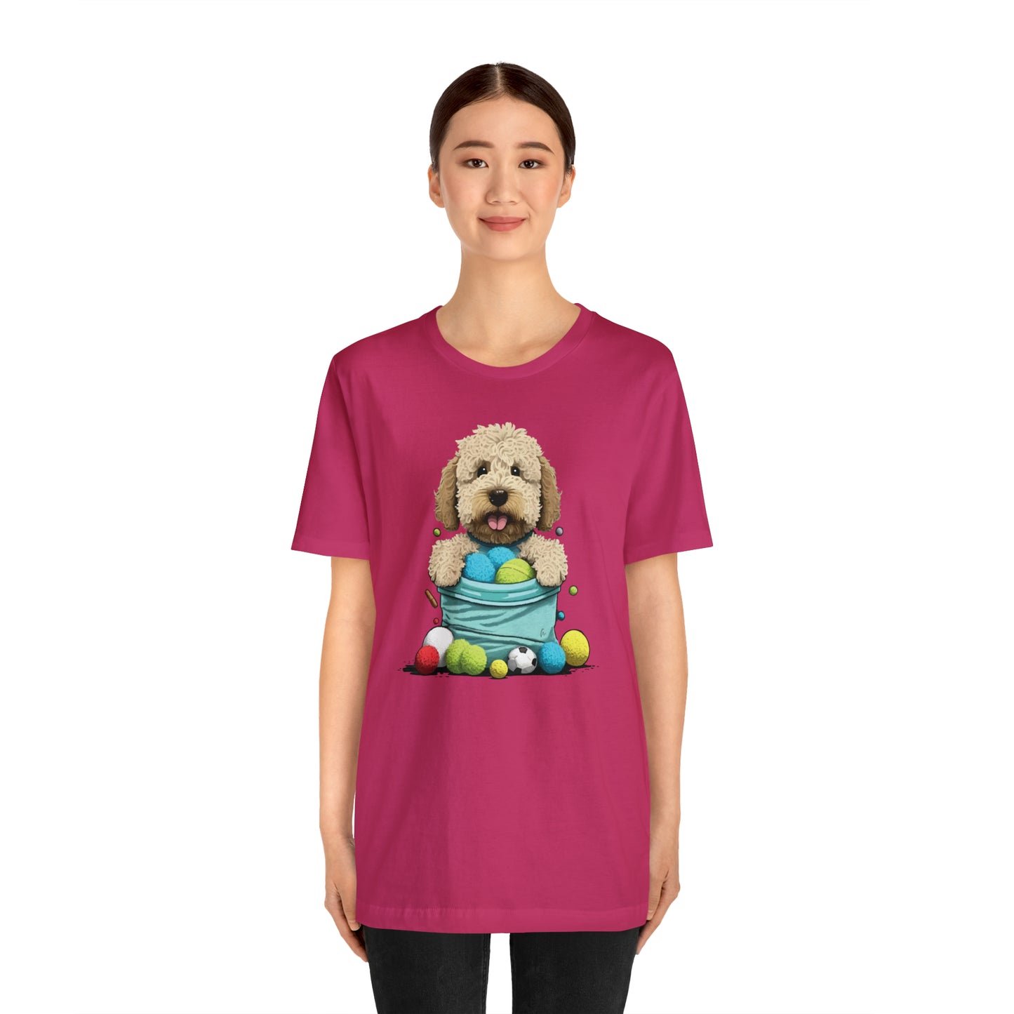 Puppy Love LAB: Where Labs Steal Hearts - Unisex Jersey Short Sleeve Tee