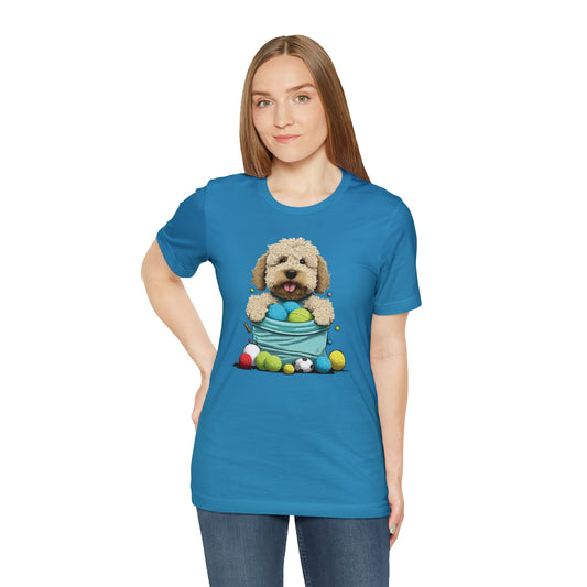 Puppy Love LAB: Where Labs Steal Hearts - Unisex Jersey Short Sleeve Tee