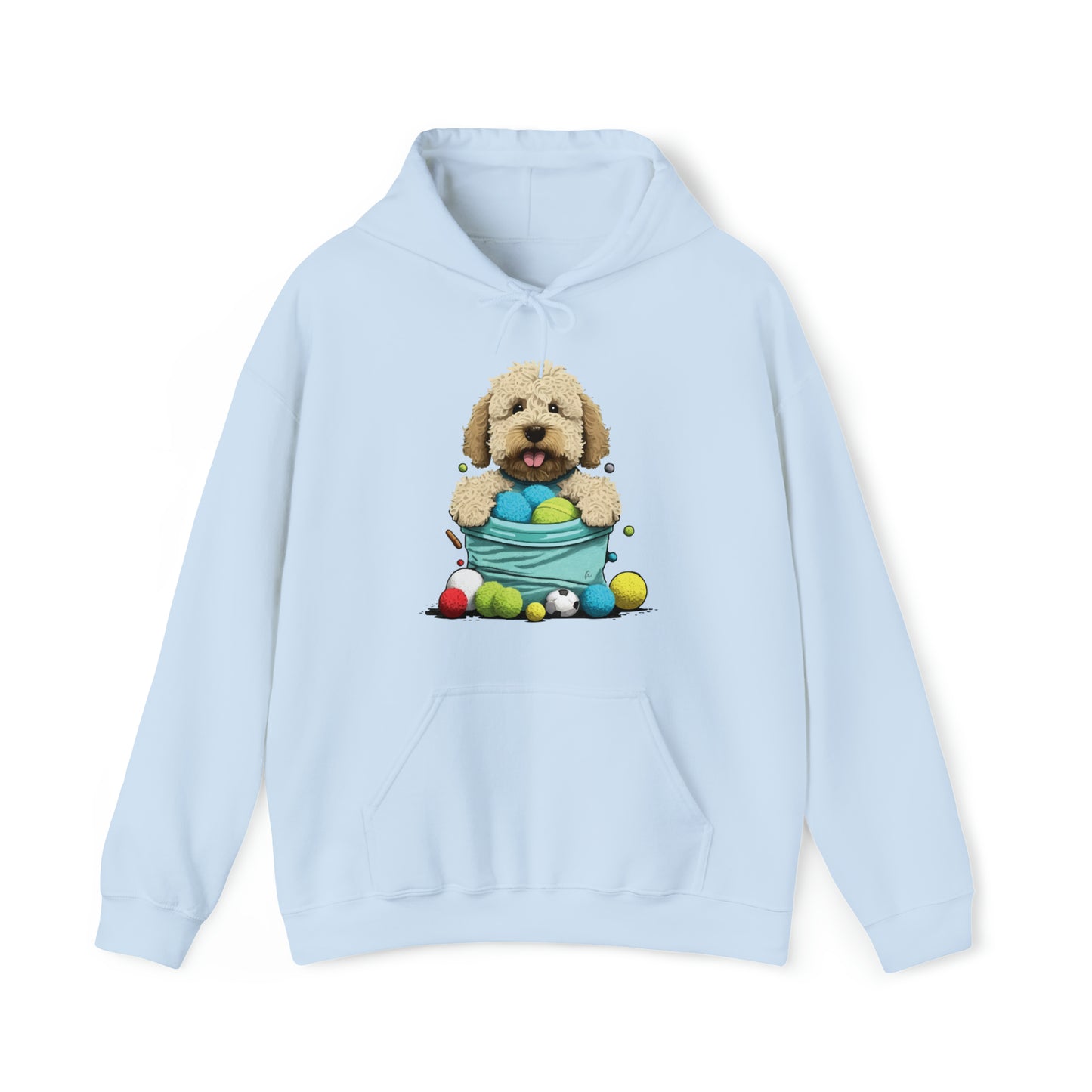 Puppy Love LAB: Where Labs Steal Hearts Unisex Heavy Blend™ Hooded Sweatshirt