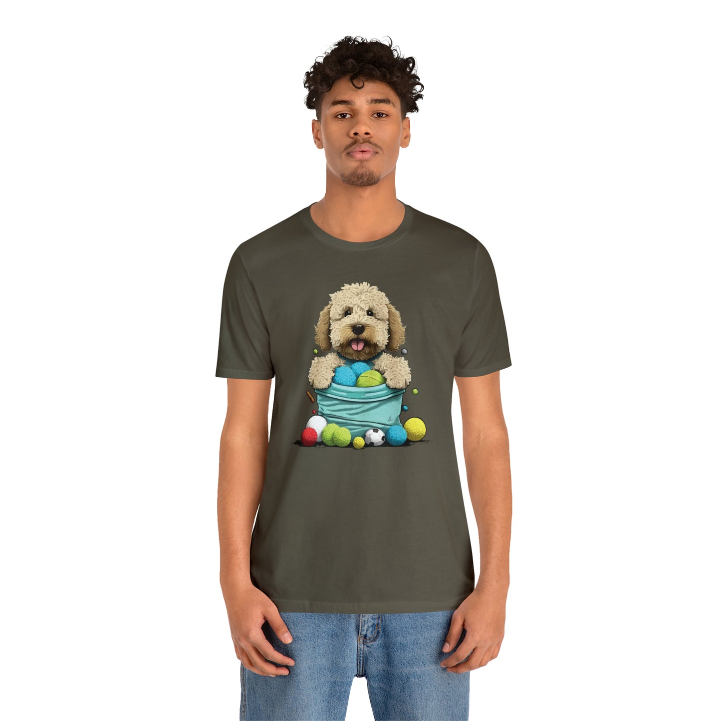 Puppy Love LAB: Where Labs Steal Hearts - Unisex Jersey Short Sleeve Tee