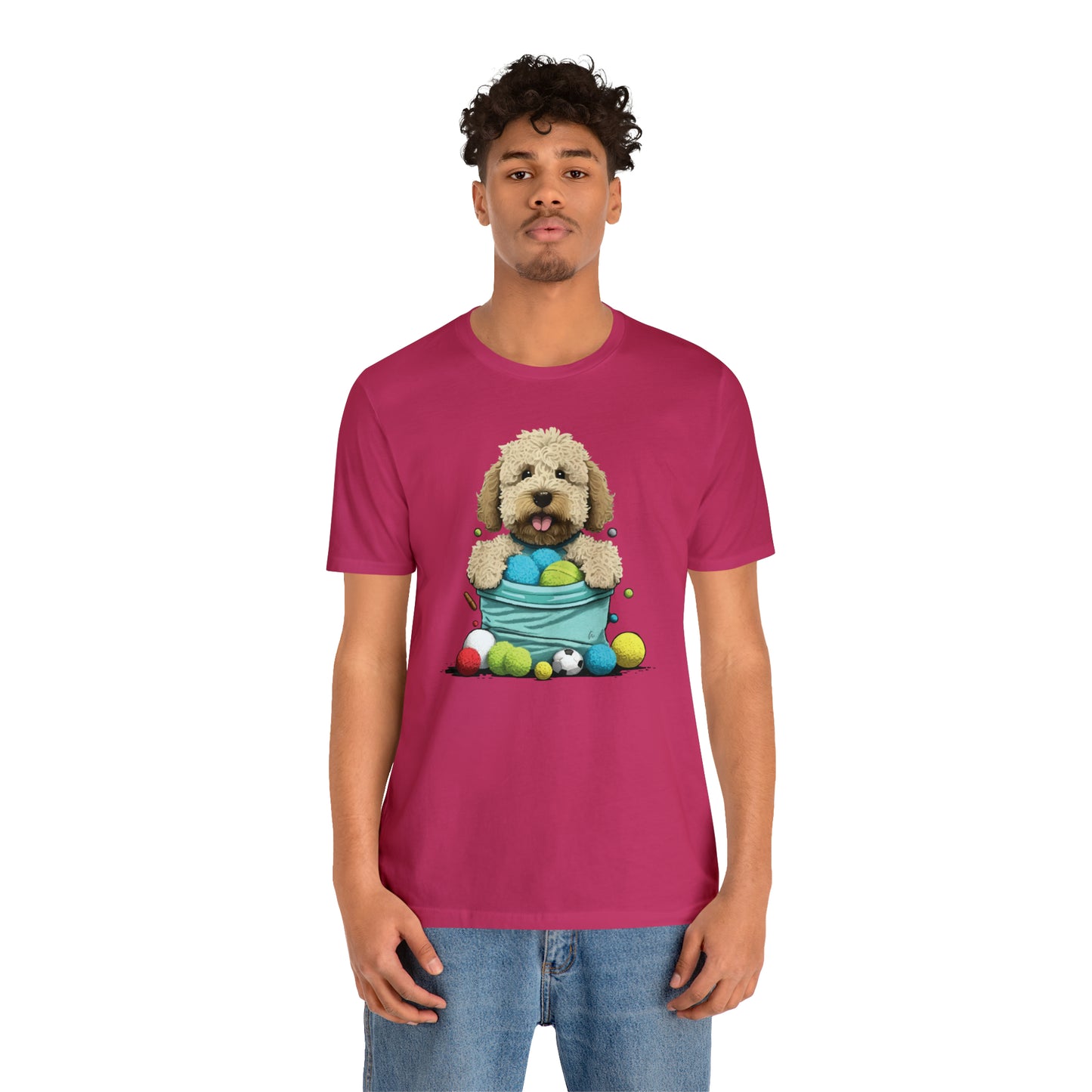 Puppy Love LAB: Where Labs Steal Hearts - Unisex Jersey Short Sleeve Tee