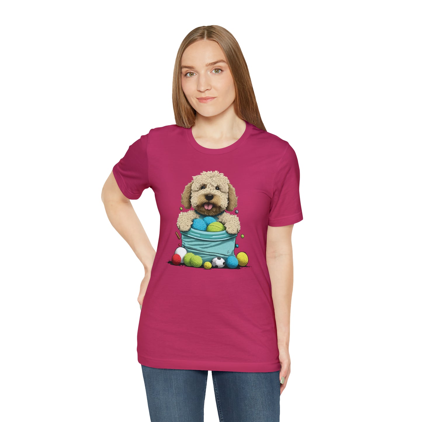 Puppy Love LAB: Where Labs Steal Hearts - Unisex Jersey Short Sleeve Tee