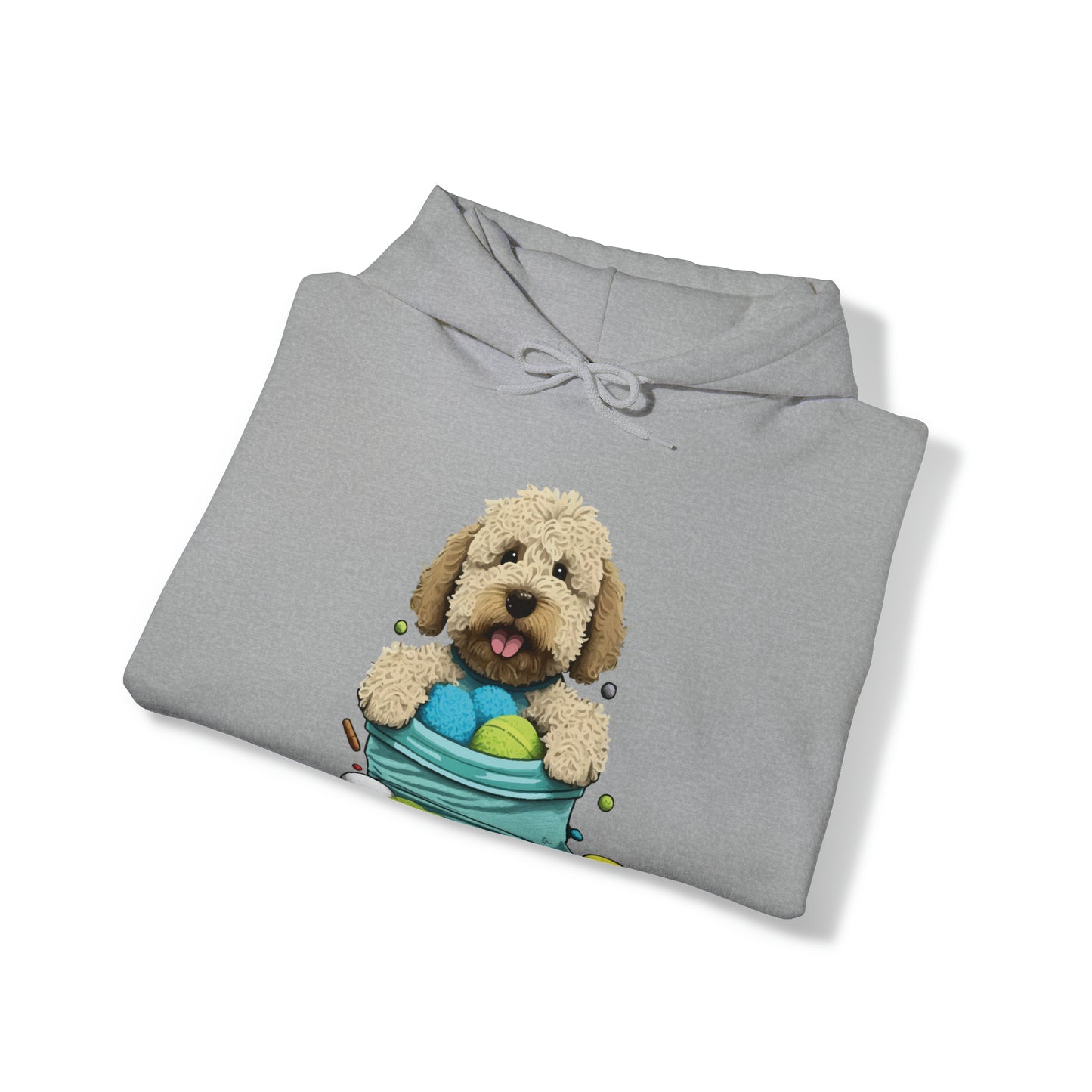 Puppy Love LAB: Where Labs Steal Hearts Unisex Heavy Blend™ Hooded Sweatshirt