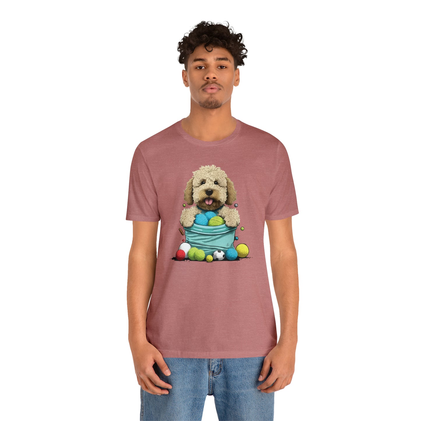 Puppy Love LAB: Where Labs Steal Hearts - Unisex Jersey Short Sleeve Tee