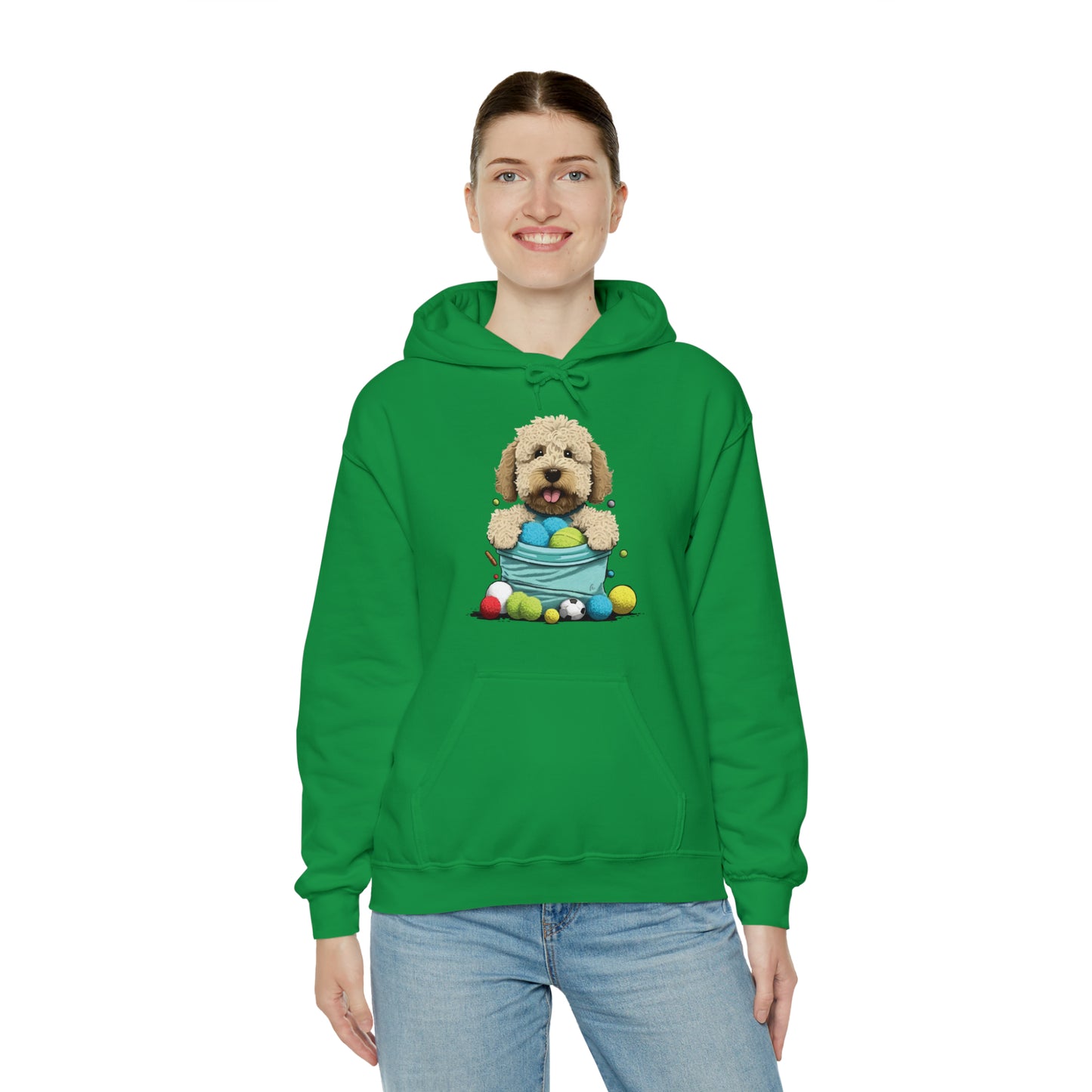 Puppy Love LAB: Where Labs Steal Hearts Unisex Heavy Blend™ Hooded Sweatshirt