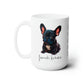 French Kisses Puppy Ceramic Mug 15oz